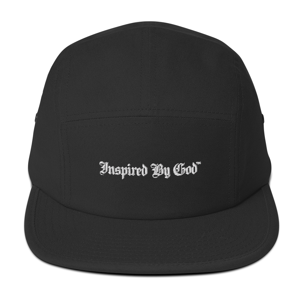 Inspired by God™ - Five Panel Skater Hat, Embroidery