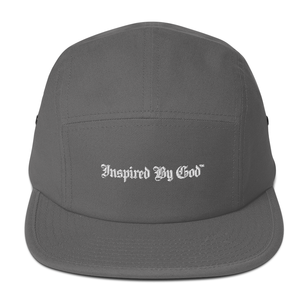Inspired by God™ - Five Panel Skater Hat, Embroidery