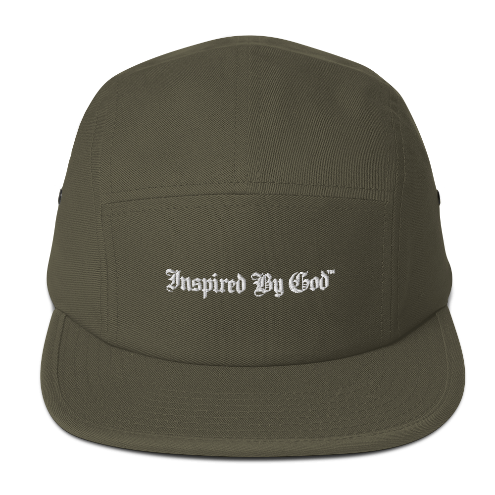 Inspired by God™ - Five Panel Skater Hat, Embroidery