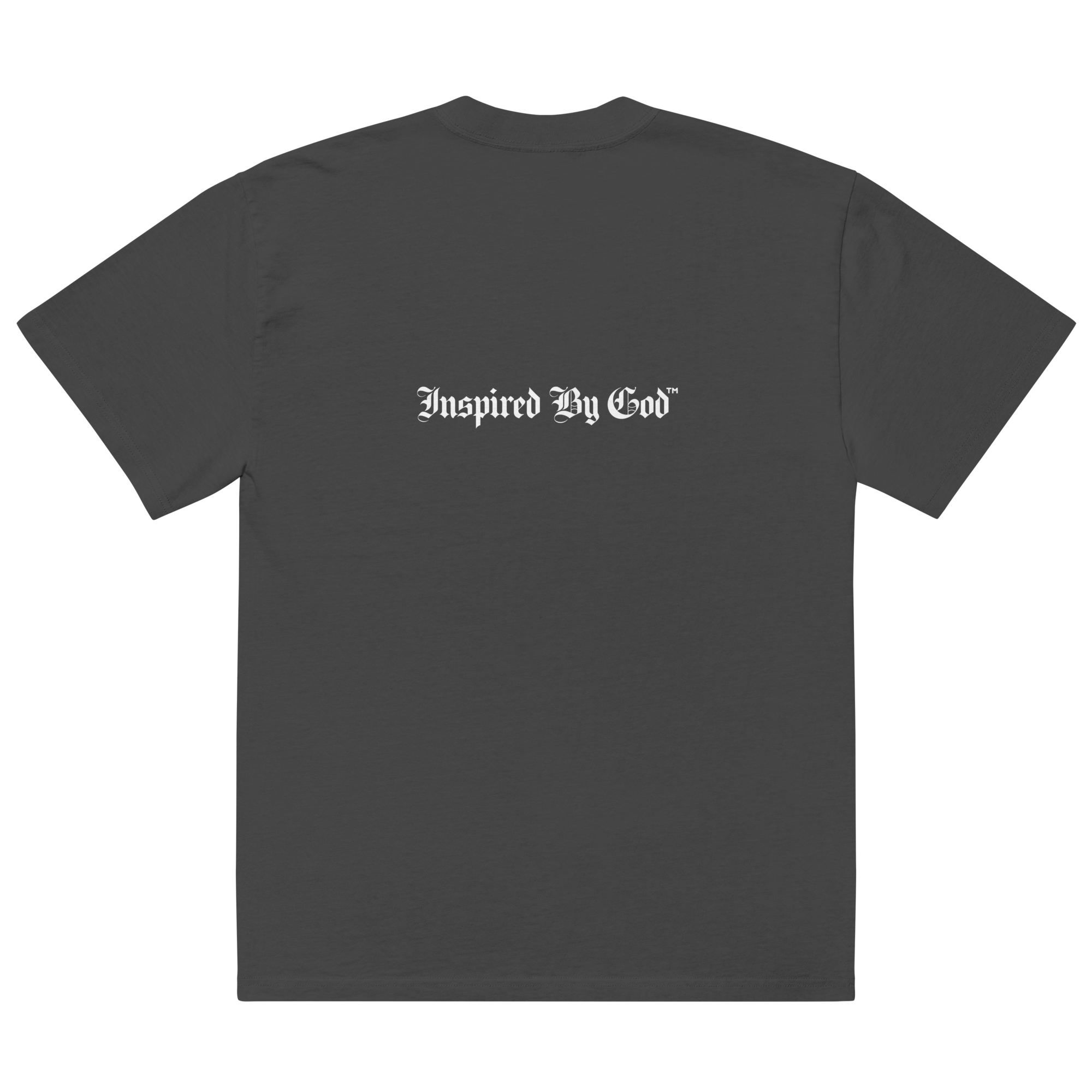 Inspired by God™ - Sheep Graphic, Oversized Thick faded t-shirt