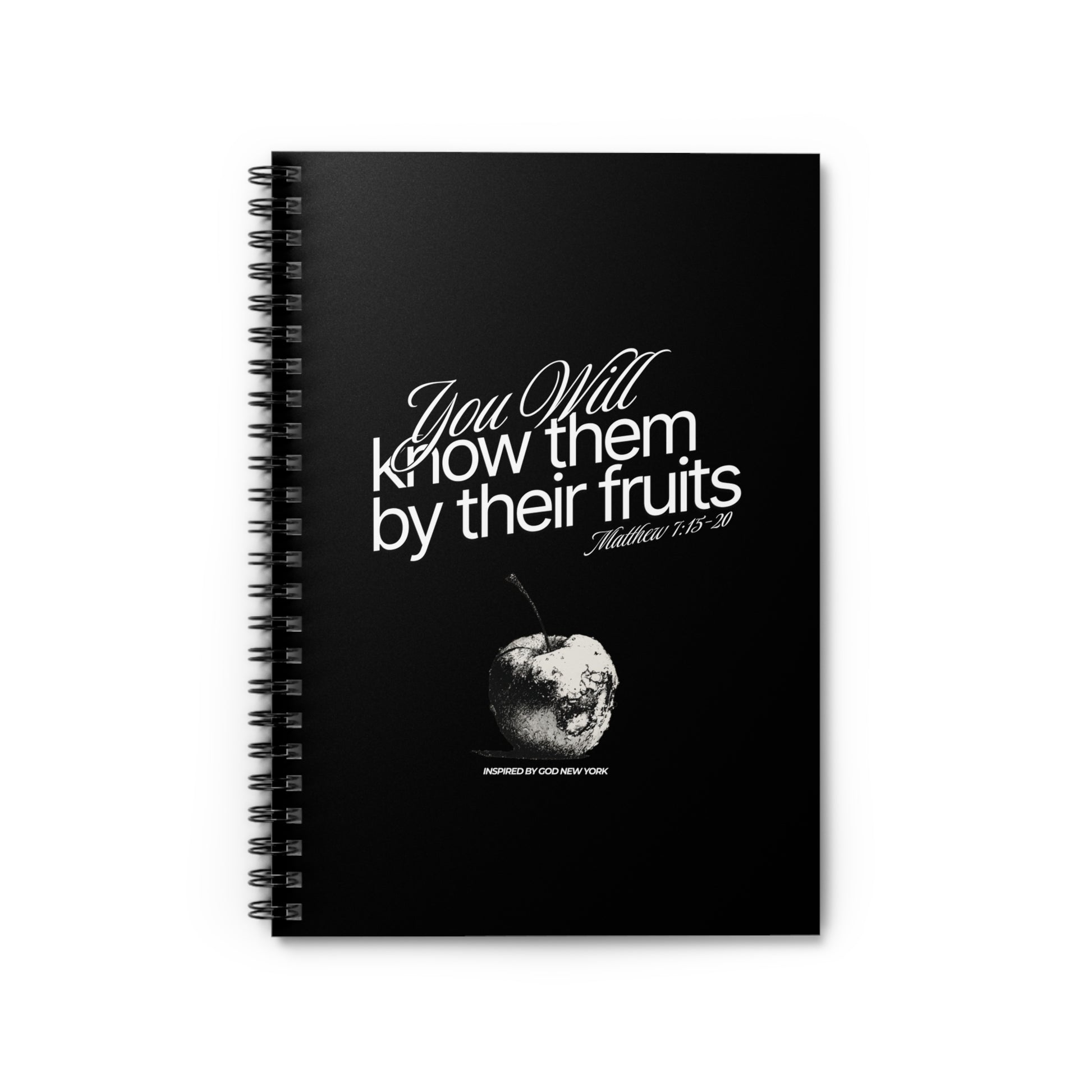 BY THEIR FRUITS NOTEBOOK